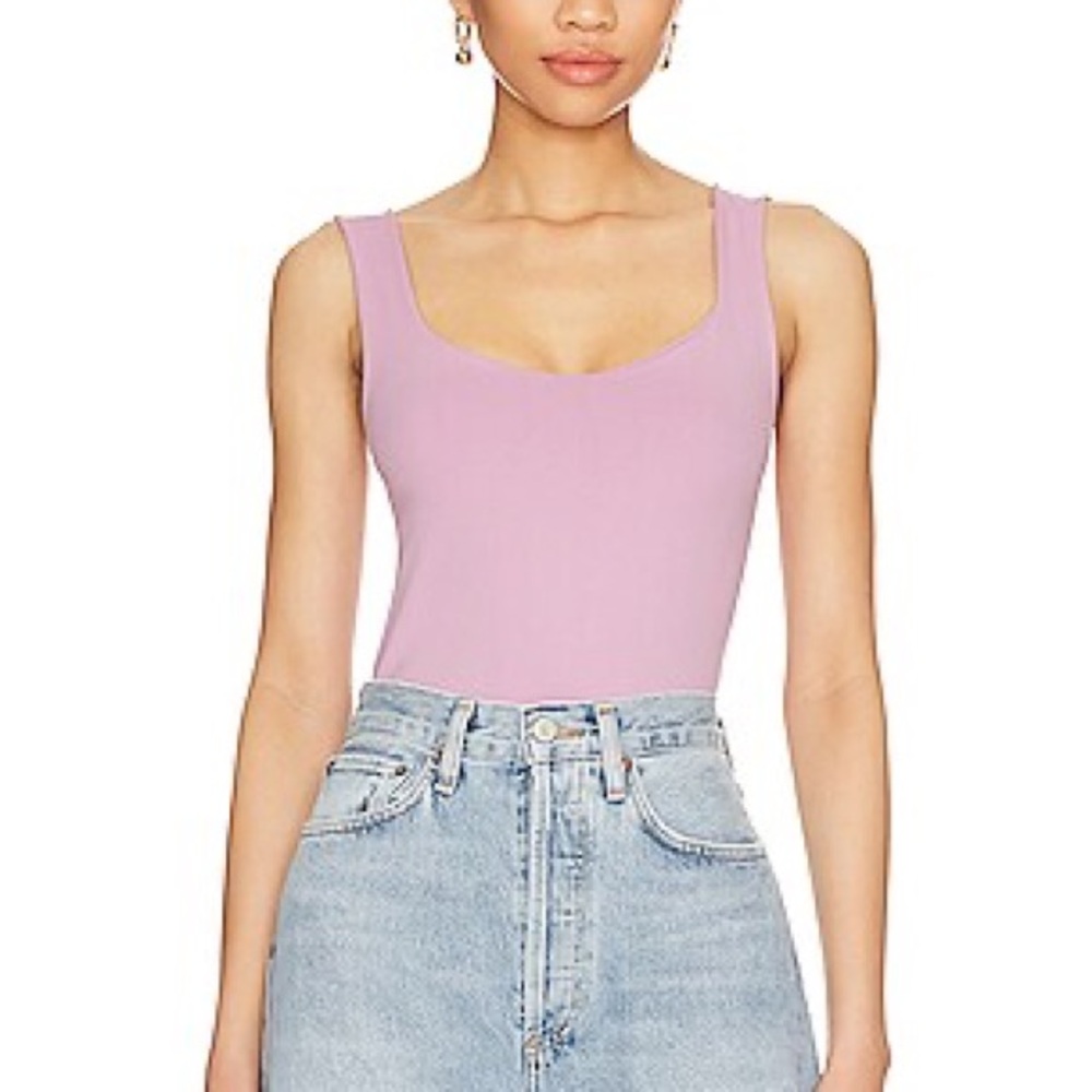 Free People Clean Lines La Fleur tank body suit Size xs/s